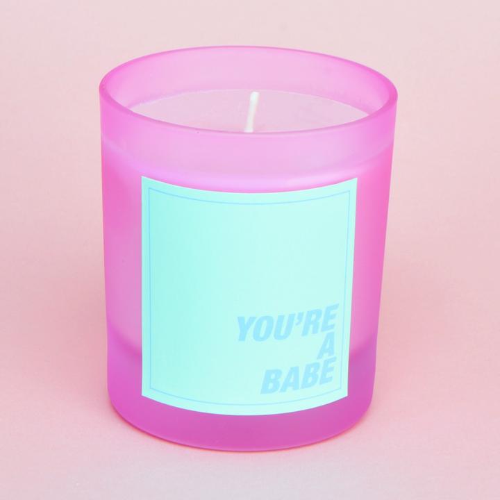 You're a Babe Slogan | Candle