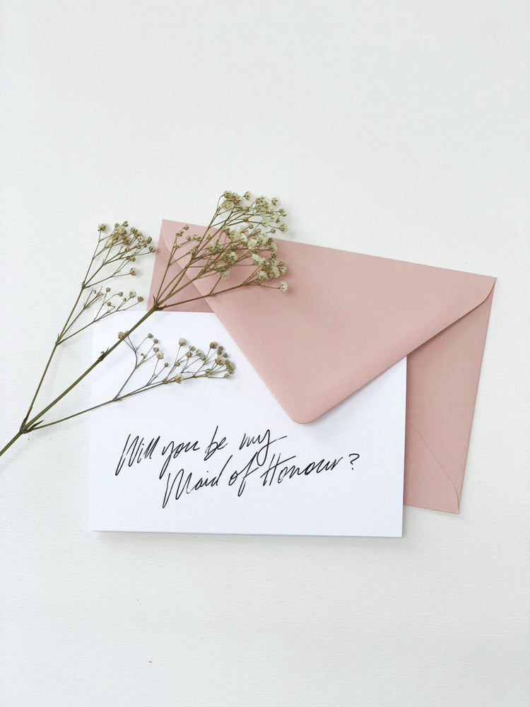 Will You Be My Maid Of Honour? | Greetings Card
