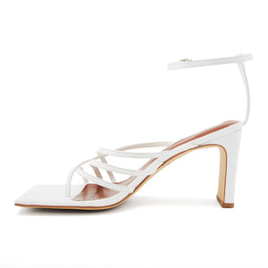 
            
                Load image into Gallery viewer, The Ayla | Heel in White
            
        