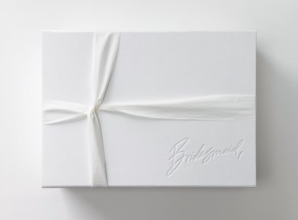 
            
                Load image into Gallery viewer, Bridesmaid | White Gift Box
            
        