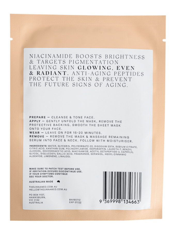 Brightening & Anti-aging | Face Sheet Mask