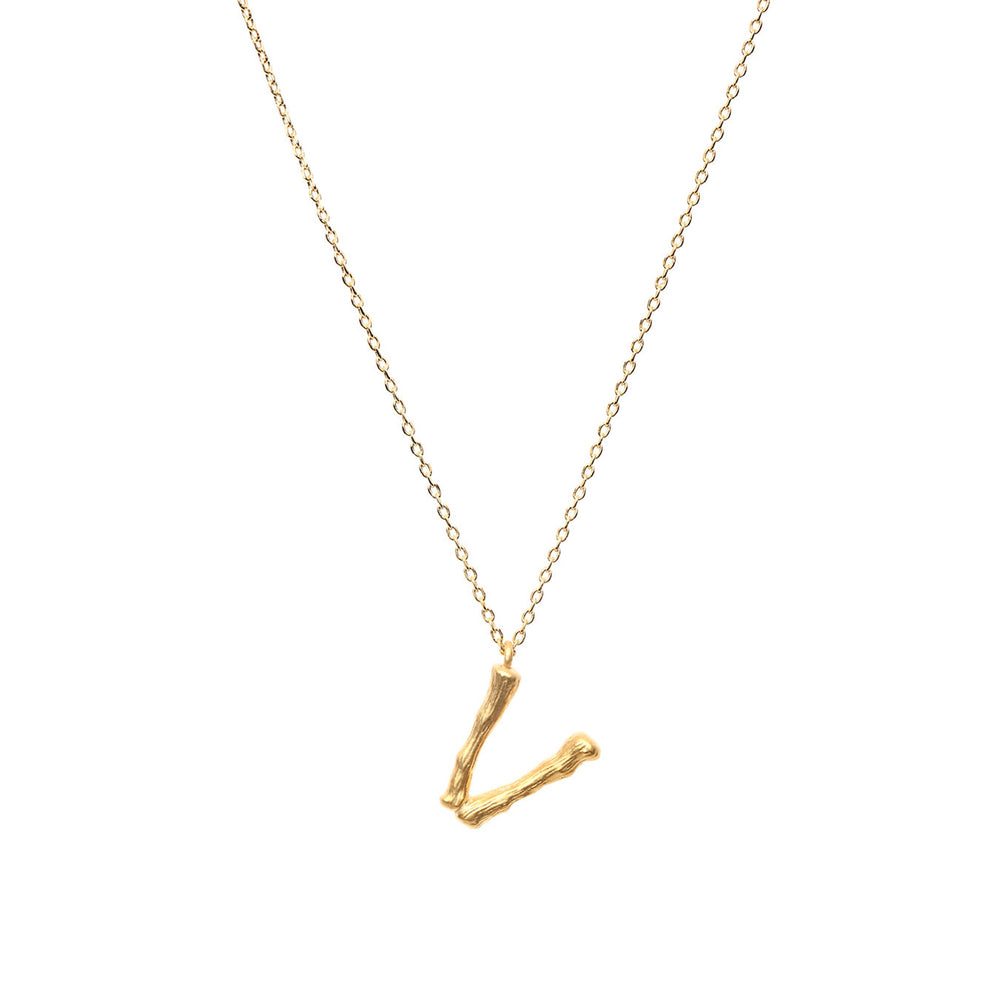 Gold Letter | Necklace