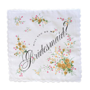 Will you be my Bridesmaid? | Handkerchief
