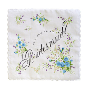 Will you be my Bridesmaid? | Handkerchief